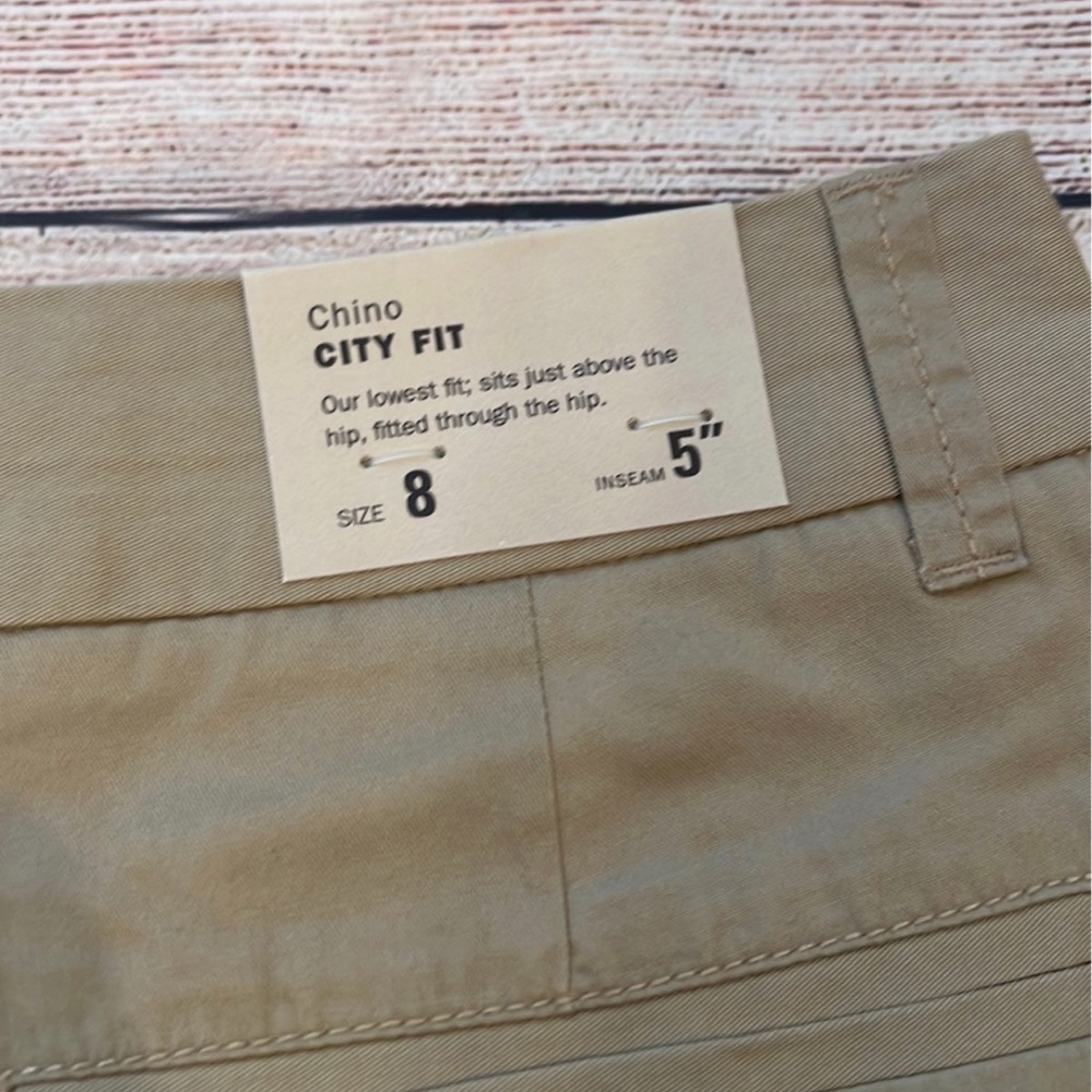 NWT!!! J. Crew Khaki Chino Shorts - Picture 2 of 4